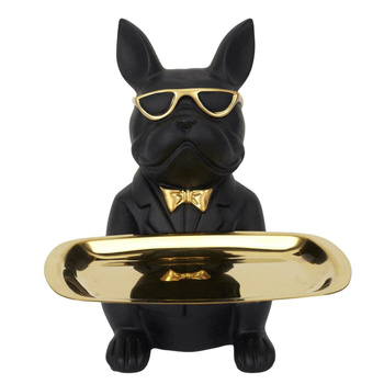 Černý organizér Bulldog se zlatým podnosem